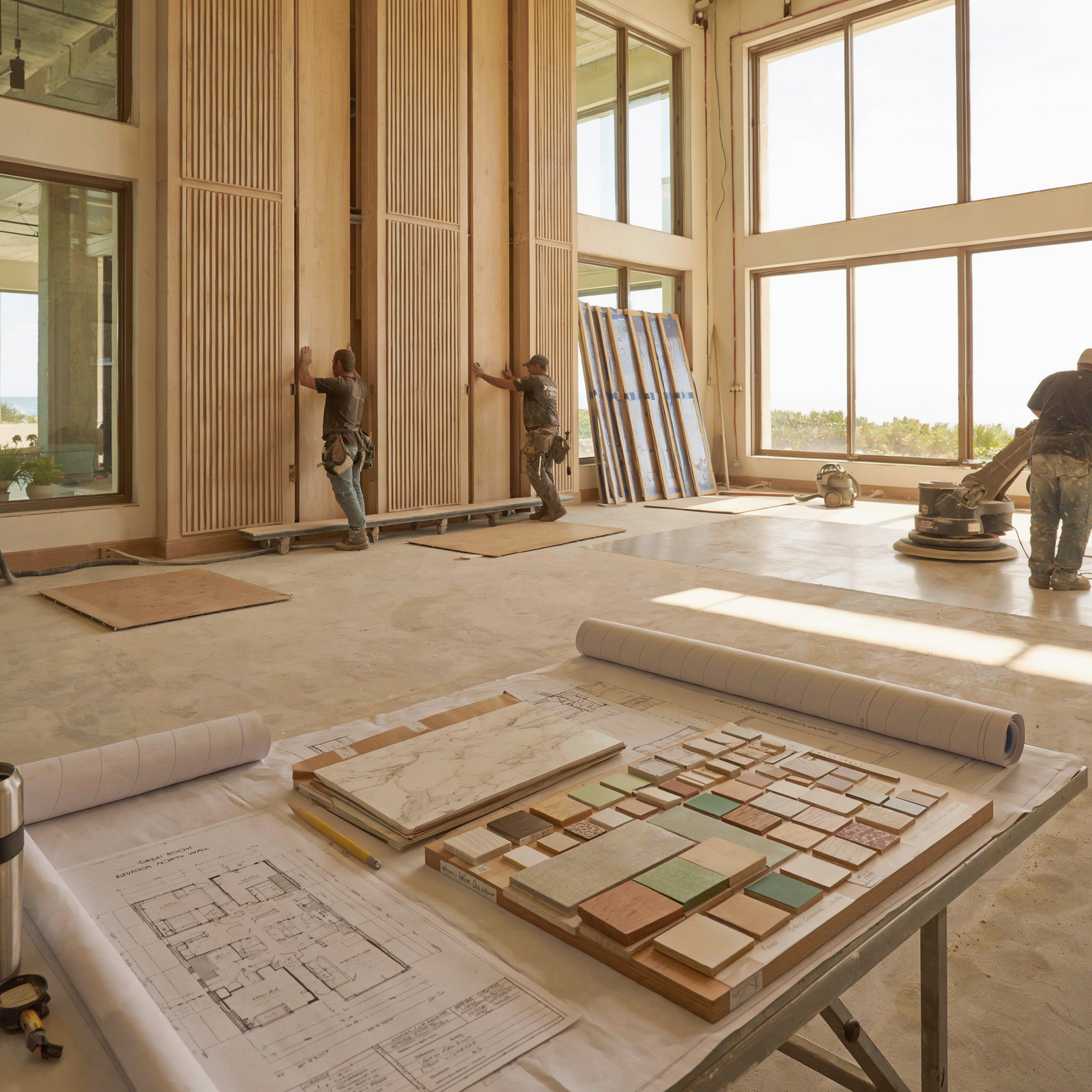 new construction interior design